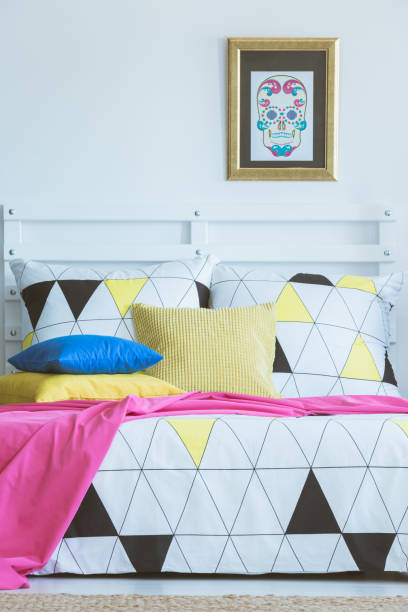 istock Scandinavian colorful bedroom interior inspiration 834437174