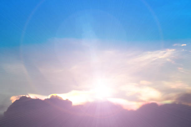 istock Beautiful light from the nature at sunset every day. 834453340