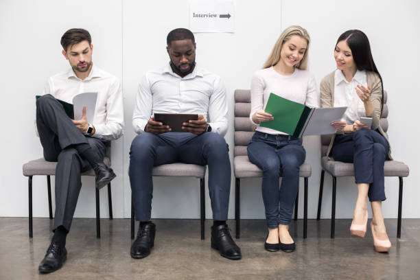 istock People Waiting for Job Interview Concept 834458844
