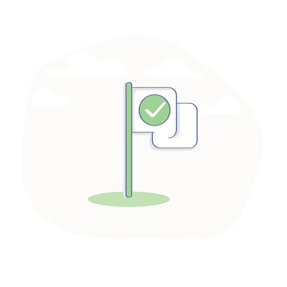 Pin Point Check Check Point Check In Location Pin Or Map Pointer Flag With Green Check ...