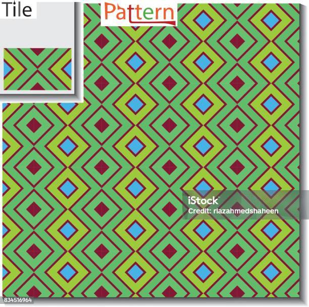 Multi Colored Diagonal Square Type Seamless Pattern Vector Which Looks ...