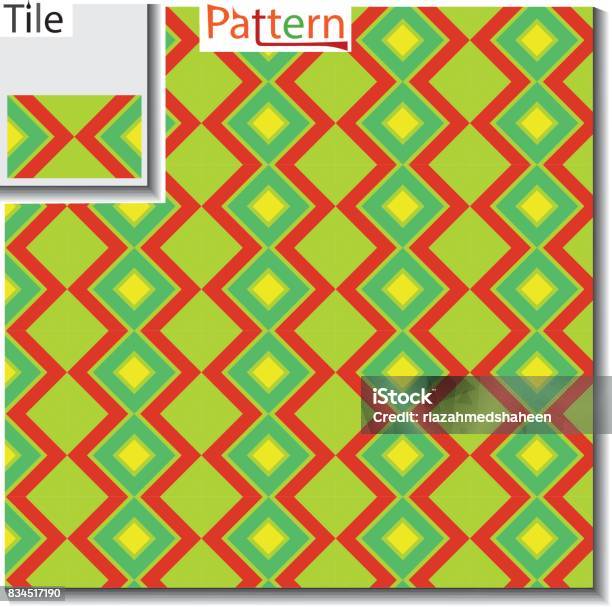 Multi Colored Diagonal Square Type Seamless Pattern Vector Which Looks ...
