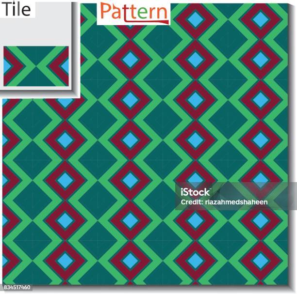 Multi Colored Diagonal Square Type Seamless Pattern Vector Which Looks ...