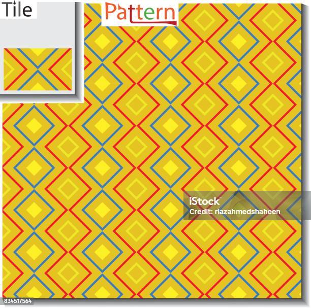 Multi Colored Diagonal Square Type Seamless Pattern Vector Which Looks ...