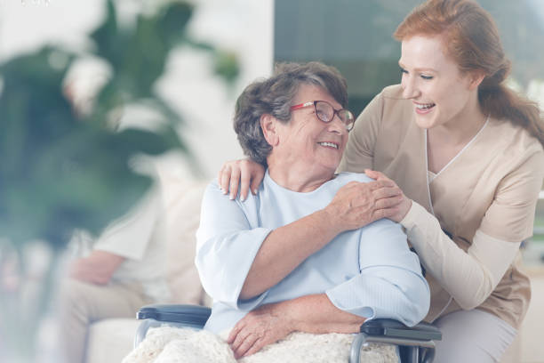 istock Patient and caregiver spend time together 834528752