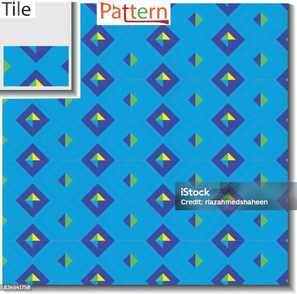 Multi Colored Diagonal Square Type Seamless Pattern Vector Which Looks ...