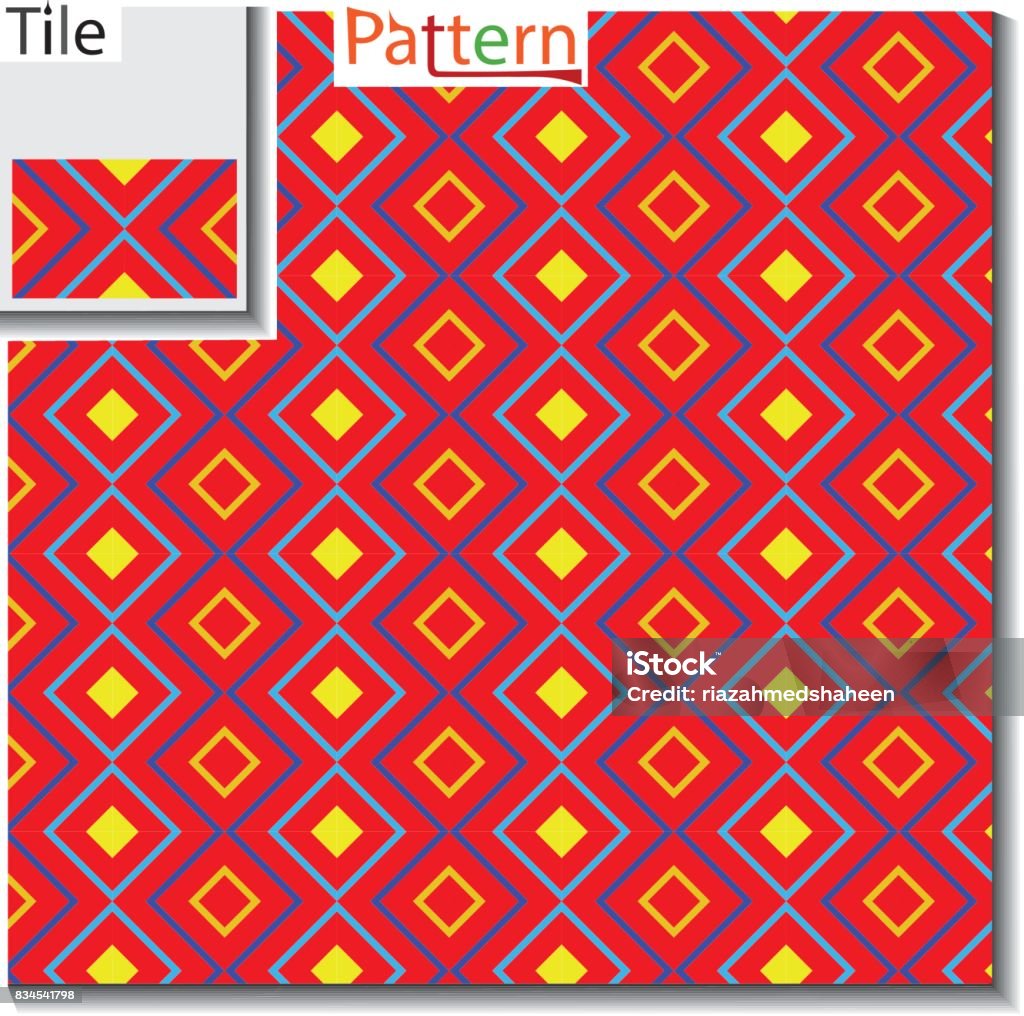Multi Colored Diagonal Square Type Seamless Pattern Vector Which Looks ...