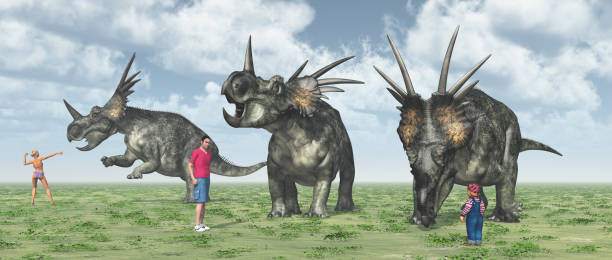 istock The park of the dinosaurs 834546116