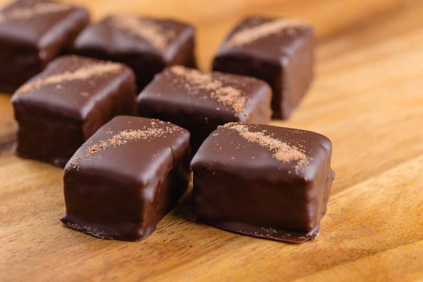 istock Chocolate souffle candy bird's milk 834562920