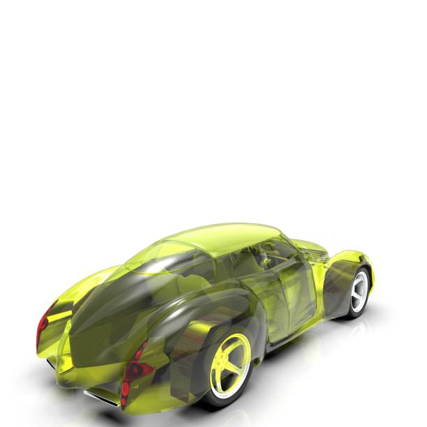 istock Generic and futuristic model of car 3d rendering 834565114