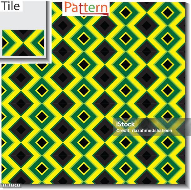 Multi Colored Diagonal Square Type Seamless Pattern Vector Which Looks ...