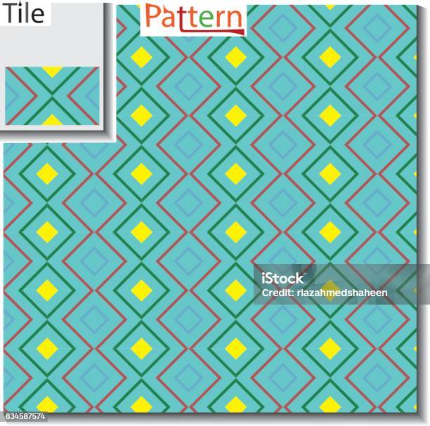Multi Colored Diagonal Square Type Seamless Pattern Vector Which Looks ...