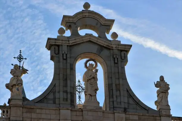 spain, madrid - cathedrale de nuestra senora de la almudena, detail
