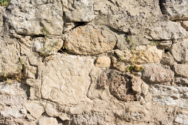 istock Pattern of chalk stones, wall texture and background 834615626