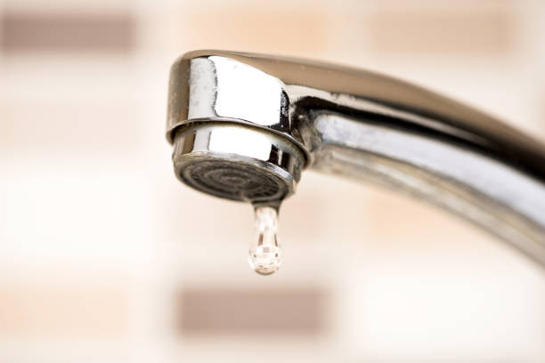 istock Drop of water from the Faucet 834615838