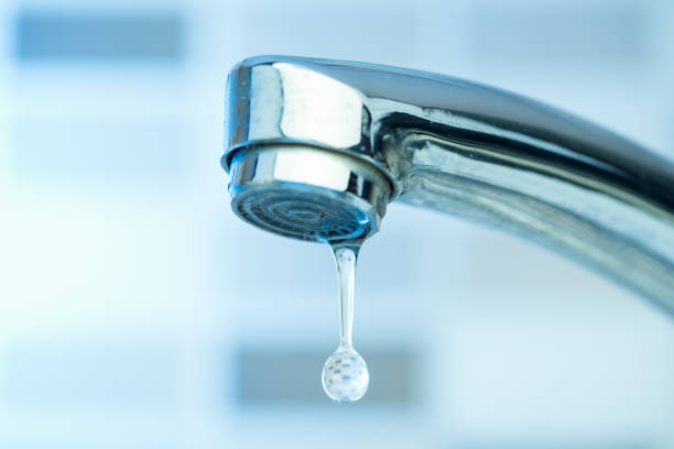 istock Drop of water from the Faucet 834629268