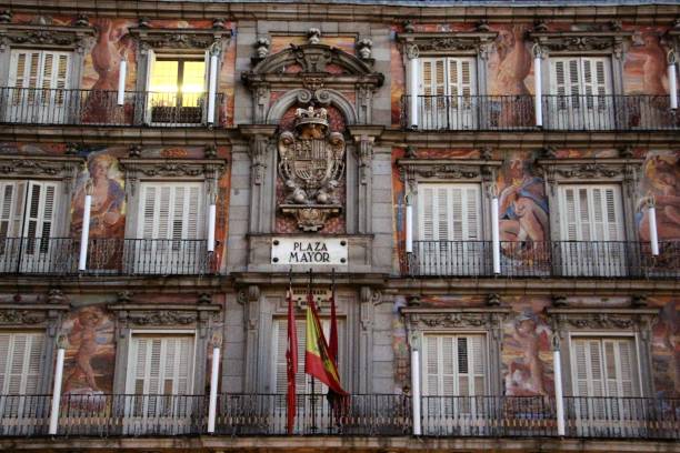 istock spain, madrid - plaza major 834631016