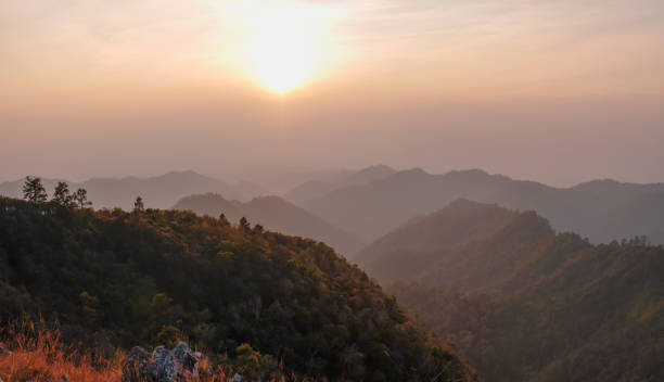 istock Panoramic landscape of Doi Chang 834640970