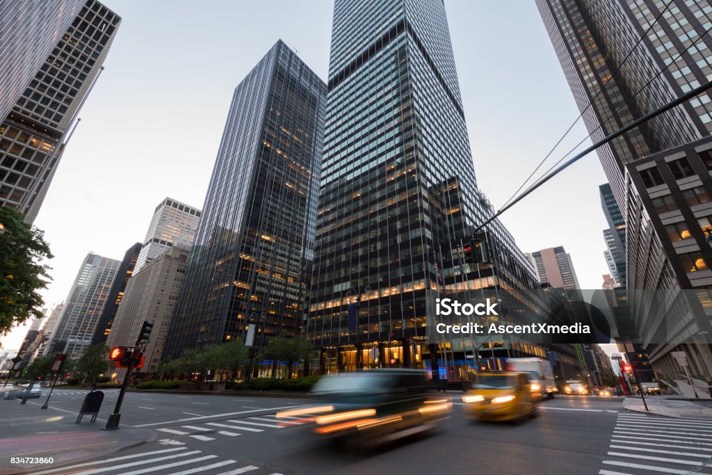 Park Avenue New York Park Avenue Stock Photo