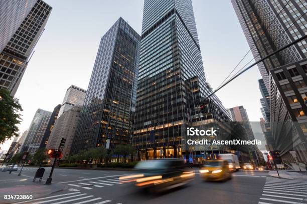 Park Avenue New York Stock Photo - Download Image Now - Park Avenue, New York City, Dawn