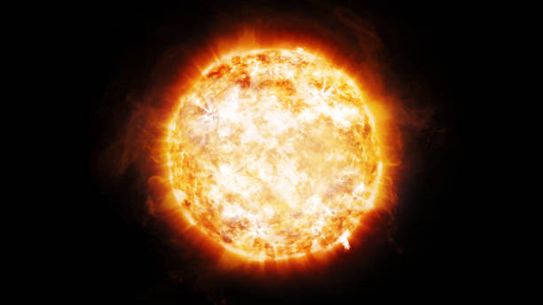 istock 3D rendering coronary emissions and prominences on the Sun in Space 834728398