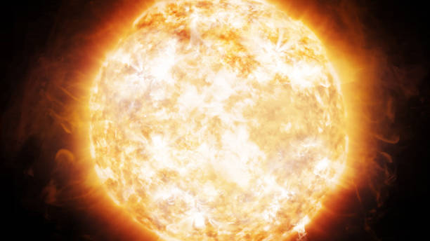 istock 3D rendering coronary emissions and prominences on the Sun in Space 834728918