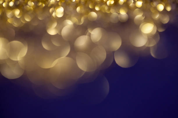 istock Abstract gold color bokeh background 834729808