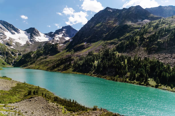 istock Mountain lake, Russia, Siberia 834748202