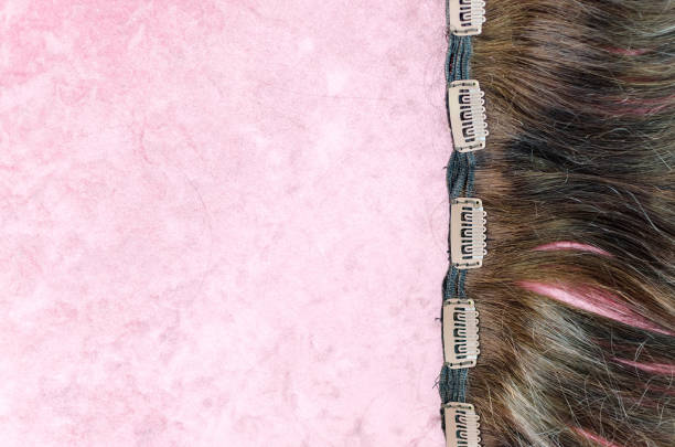 istock Hair on the tape with clips 834760288