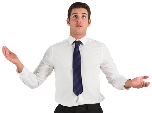 istock Businessman standing with hands out 834762616