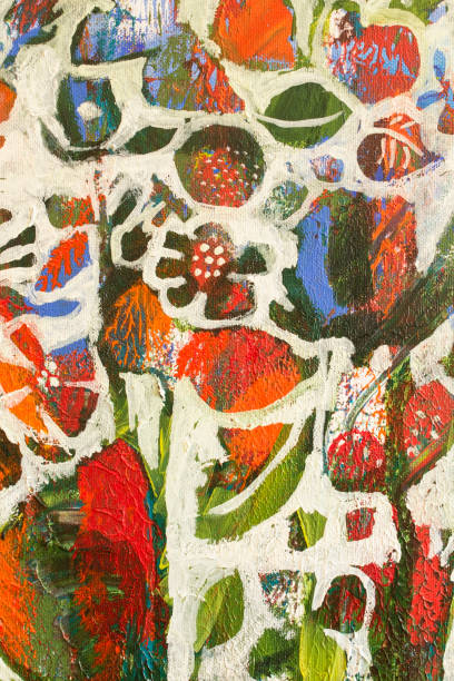 istock Detail of the Painting as a Background 834769084