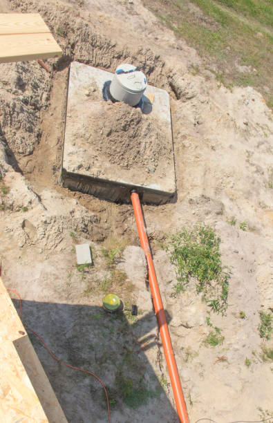 istock Concrete house cesspit or waste water tank 834778402