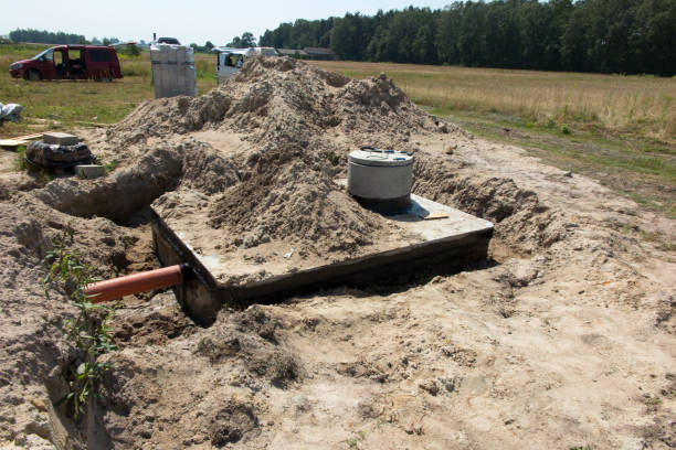 istock Concrete house cesspit or waste water tank 834778796