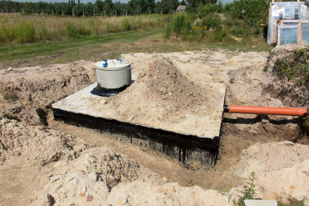 istock Concrete house cesspit or waste water tank 834778962