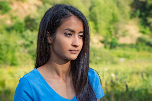 istock Beautiful serious young woman 834812726