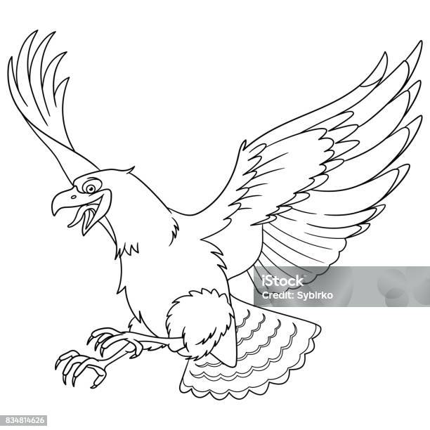 Eagle Bird Coloring Stock Illustration - Download Image Now - Condor, Coloring, Eagle - Bird