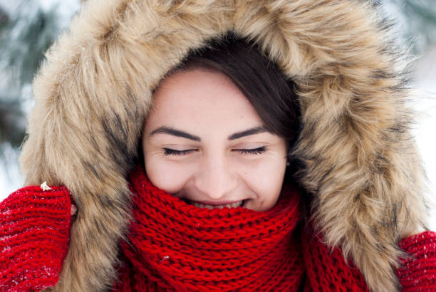 istock Beautiful girl in winter time 834817320