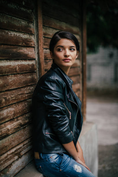 istock Happy confident woman standing 834821898