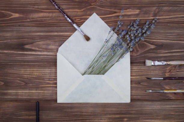 istock lavender flowers in a paper envelope 834829302