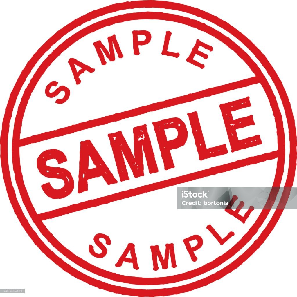 Red Rubber Stamp Icon On Transparent Background Stock Illustration