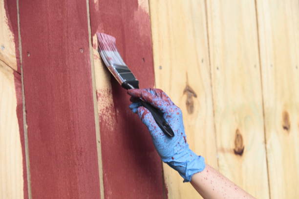 istock Painting a fence. 834848968