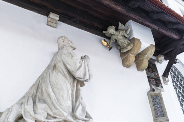 istock Figure at Dom St. Peter in Regensburg, Germany 834853930
