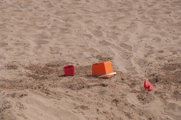istock Toy on the sand for sandcastle 834871674