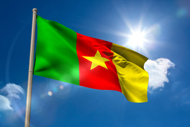 istock Cameroon national flag on flagpole 834873258