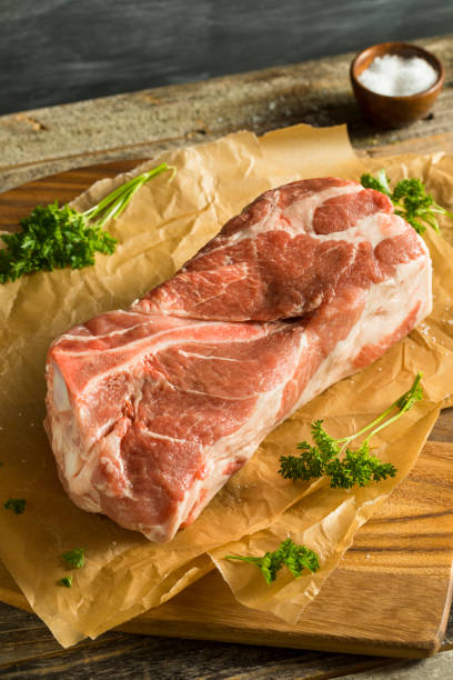 istock Raw Organic Red Pork Shoulder 834885692