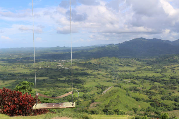 The famous swing of the Rounded Mountain at Miches, Dominican Republic
