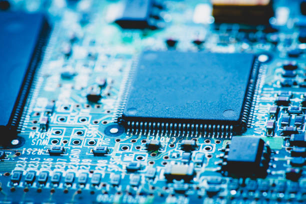 istock Abstract, Close up at electronic circuits, we see the technology of the mainboard, which is the important background of the computer. (logic board,cpu motherboard,Main board,system board,mobo) 834894802
