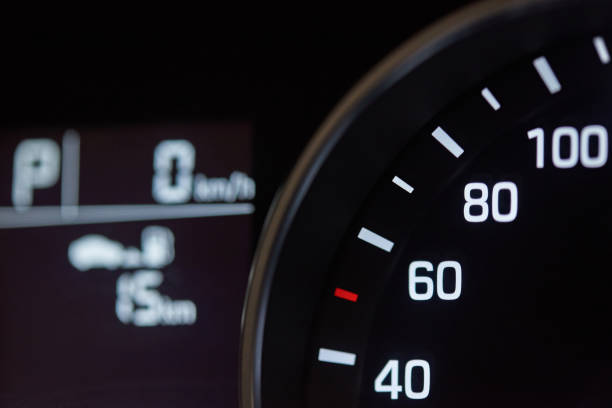 istock Close-up of modern car dashboard 834899476