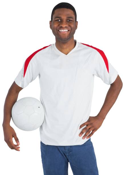 istock Handsome football fan looking at camera 834901114