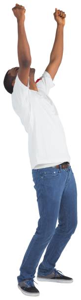 istock Excited handsome football fan cheering 834901450